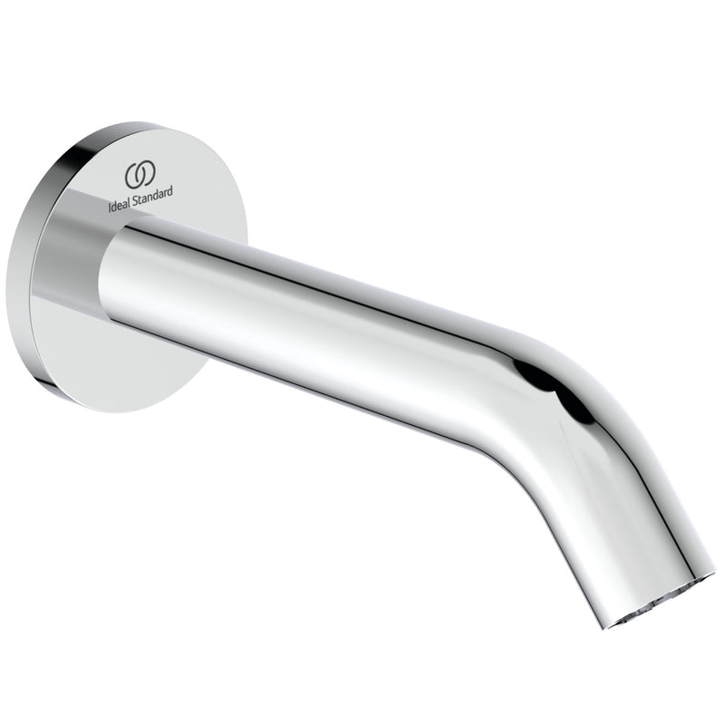 Ideal Standard - Wandauslauf JOY, Ausld.160mm, m.runder Rosette, Chrom