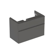 Geberit Vertriebs - Smyle Square US für WT, m. 2 Schubl. 88,4x61,7x47cm, lava