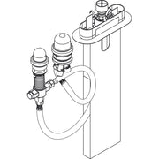 Hansgrohe - 3-Loch Wannenarmatur Grundset mit sBox