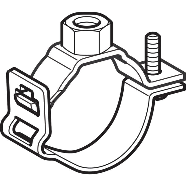 Geberit Vertriebs - Rohrschelle mit Gewindemuffe M10 verstellbar d40/48 360.843.00.2