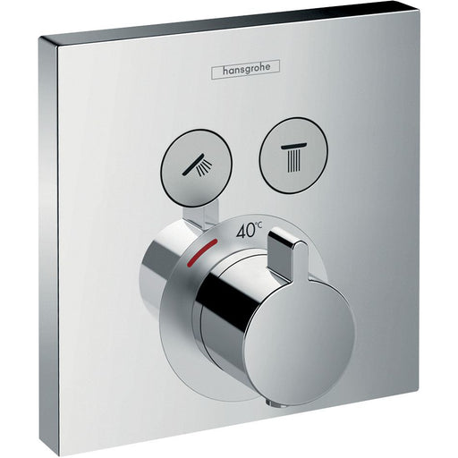 Hansgrohe - Fertigset UP Thermostat ShowerSELECT 15763 2 Verbraucher chrom