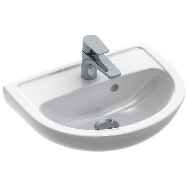 VILLEROY & BOCH - Handwaschbecken 45cm SAVAL 2.0 7G1245 weiß