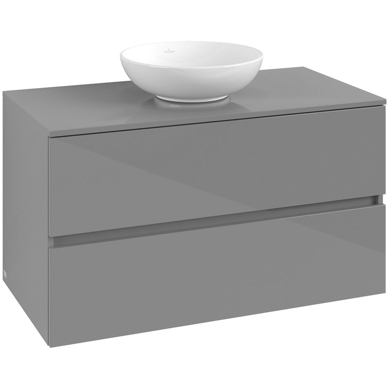 VILLEROY & BOCH - Konsolen-Unterschrank 1000mm f AWT 2 Ausz 1 Aussch oLB C517H0 VT Grey