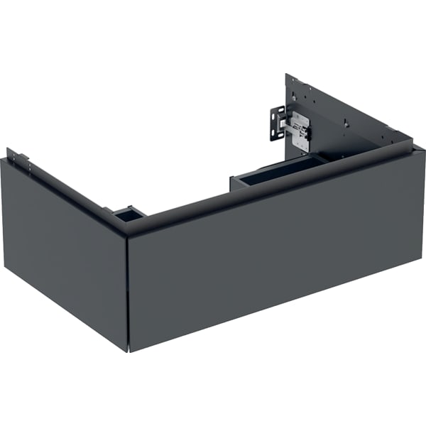 Geberit Vertriebs - ONE Unterschrank für WT/-Platte 1 Schubl., 74x26,6x47cm, schwarz matt