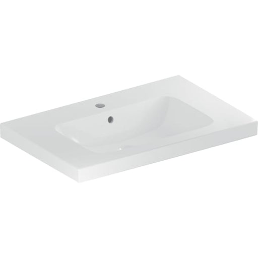 Geberit Vertriebs - iCon Light Waschtisch 90x48cm Ablagefläche, m. Hl., m. Ül., weiß