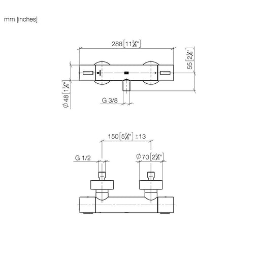 Dornbracht - Brause-Therm. übergreifend neutral 34442979 chrom