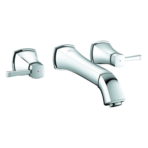 Grohe - 3-Loch-WT-Batterie Grandera 20623 Wandmontage FMS Ausladung 234mm chrom