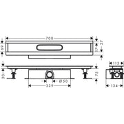 Hansgrohe - Komplettset uBox universal für Standardinstall.700mm für DR FS