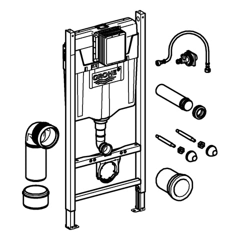 Grohe - WC-Element RAPID SL Projekt 38840 1,13 m Bauhöhe