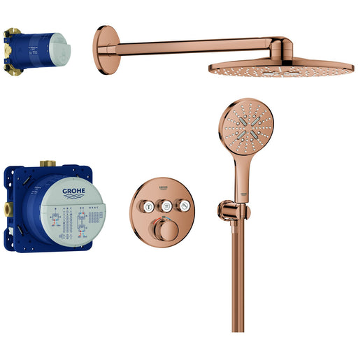 Grohe - UP-D.system Grohtherm SmartControl 34863 THM runde Form 3 ASV warm sunset