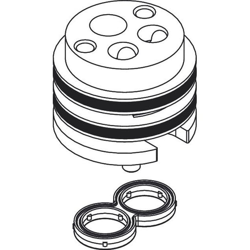 Hansgrohe - Adapter für vertauschte Anschlüsse für 2-Loch Wand(M1)