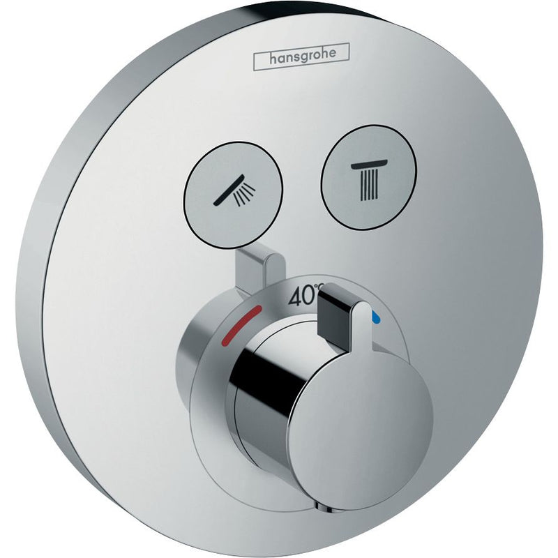 Hansgrohe - Thermostat Unterputz ShowerSelect S Fertigset 2 Verbraucher chrom