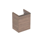Geberit Vertriebs - Smyle Square US für HWB, m. 1 Tür li 49,2x61,7x40,6cm, Nussbaum