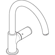 Hansgrohe - Spültischmischer 260 VERNIS Blend M35 1jet mattschwarz