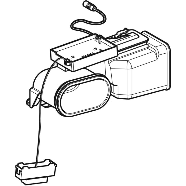 Geberit Vertriebs - Absaugeinheit für Aktivkohlefilter (Sigma40 Bj. 2011-2023)