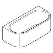 Grohe - Vorwand-Badewanne ESSENCE 39622 alpinweiß