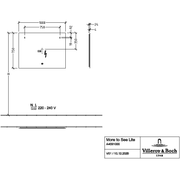 VILLEROY & BOCH - Spiegel More to See Lite A47710 1000x750x24mm mit Beleuchtung