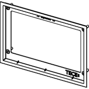 TECE SE - WC-Abdeckrahmen für WC-Einbaurahmen Metall, matt