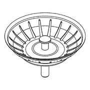 Grohe - Stopfen 42580 für Küchenspüle edelstahl