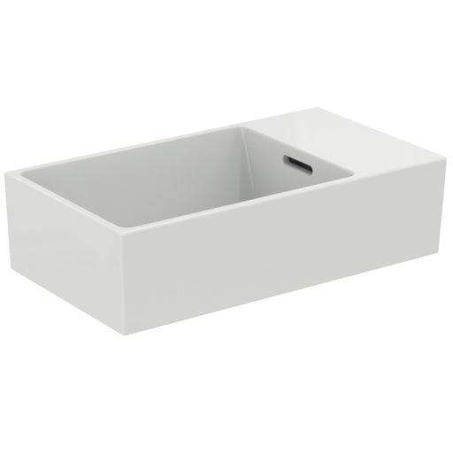 Ideal Standard - Handwaschbecken EXTRA, o.Hl., m.Ül., Ablage rechts, 450x250x150mm, Weiß m.IP
