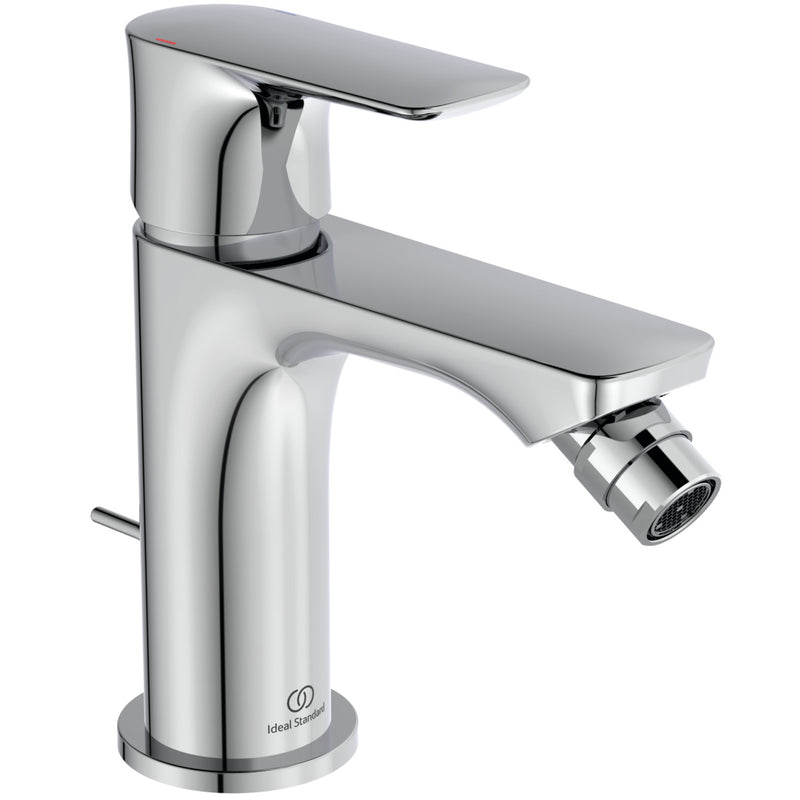 Ideal Standard - Bidetarmatur CONNECT AIR Ausld.114mm, mit Ablaufgarn., Chrom