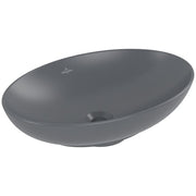 VILLEROY & BOCH - Aufsatzwaschbecken Loop&Friends 560x 380mm Oval o. ÜL. Graphite CeramicPlus