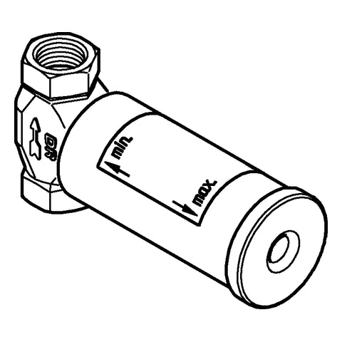 Grohe - UP-Ventil-Unterteil 29800 vormont. Oberteil DN15 DIN 18534:2017