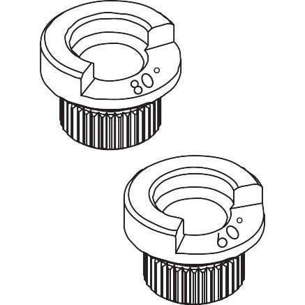 Hansgrohe - Anschlagring Set (60grad/80grad)TALIS Waschtischmischer 250 chrom