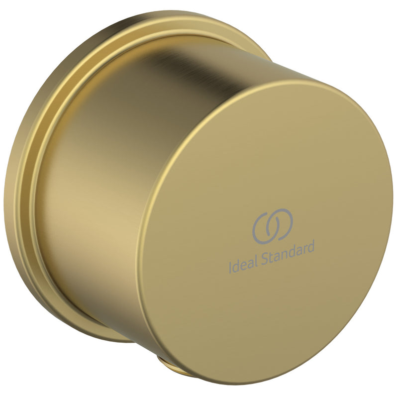 Ideal Standard - Wandanschlussbogen IDEALRAIN, f.Brauseschlauch G1/2, Brushed Gold