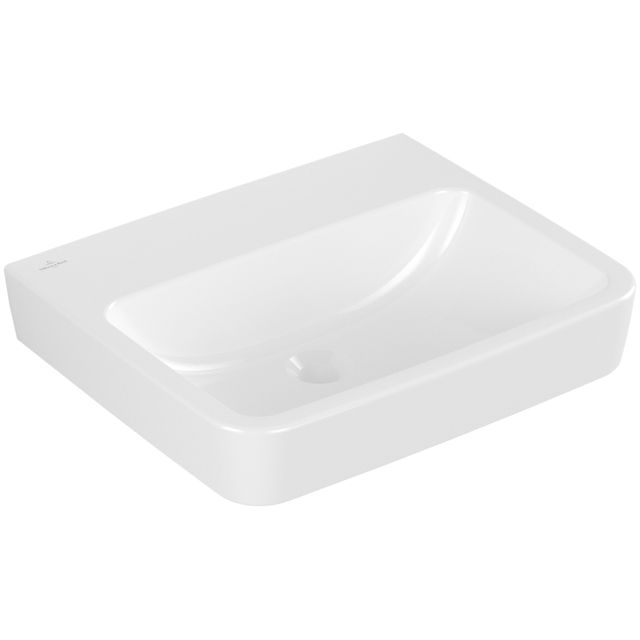 VILLEROY & BOCH - Waschbecken O.novo 550x460mm Eckig ohne Überlauf Weiß Alpin
