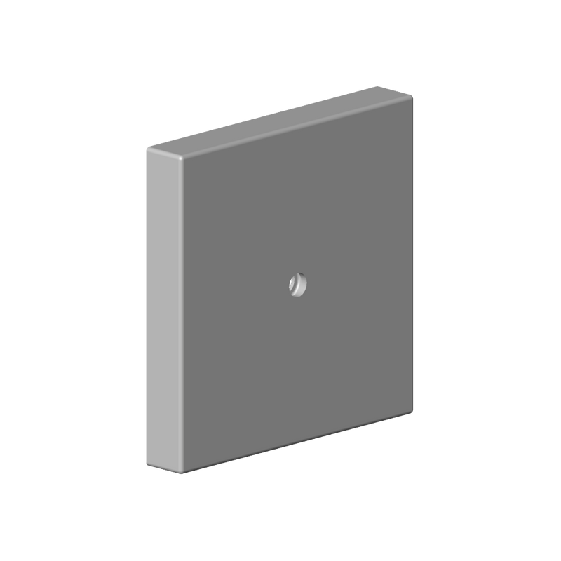 Dornbracht - Rosette Ersatzteile 092778041 60 x 60 x 9 mm schwarz matt