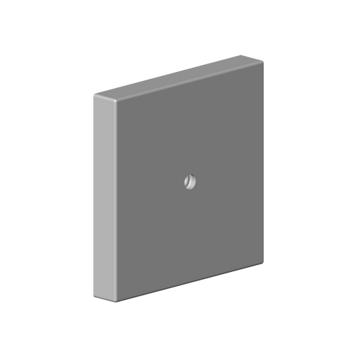 Dornbracht - Rosette Ersatzteile 092778041 60 x 60 x 9 mm schwarz matt