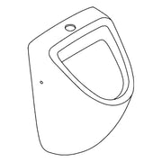 Grohe - Urinal Bau Keramik 39439 Zulauf von oben alpinweiß
