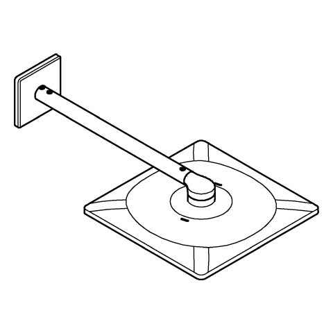 Grohe - Kopfbrauseset Rainshower 310 SmartActive Cube 26479 BA cool sunrise