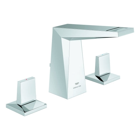 Grohe - 3-Loch-WT-Batt. Allure Brilliant 20626 flacher Auslauf chrom