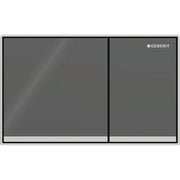 Geberit Vertriebs - Omega60 BetPl., für 2-Mengen-Sp. Square, lava verspiegelt / hgl.verchr