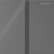 Geberit Vertriebs - Typ 40 UR-Strg. m. elektron. Sp-Ausl. Netz.-Betr., Square, Glas, Lava
