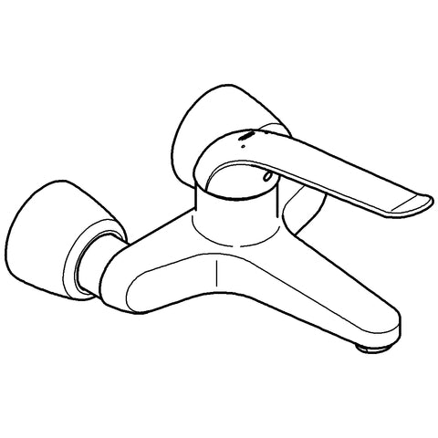 Grohe - WT EHM EUROECO SPECIAL 32779 Wandm. Gussauslauf Ausladung 220mm chrom