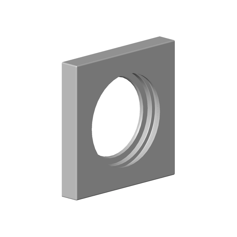 Dornbracht - Rosette Ersatzteile 092778040 60 x 60 x 9 x D. 35 mm Cyprum