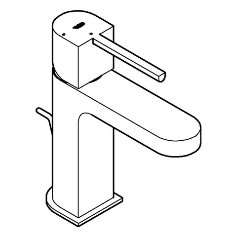 Grohe - EH-WT-Batterie PLUS 23870 S-Size Mittelstellung kalt chrom
