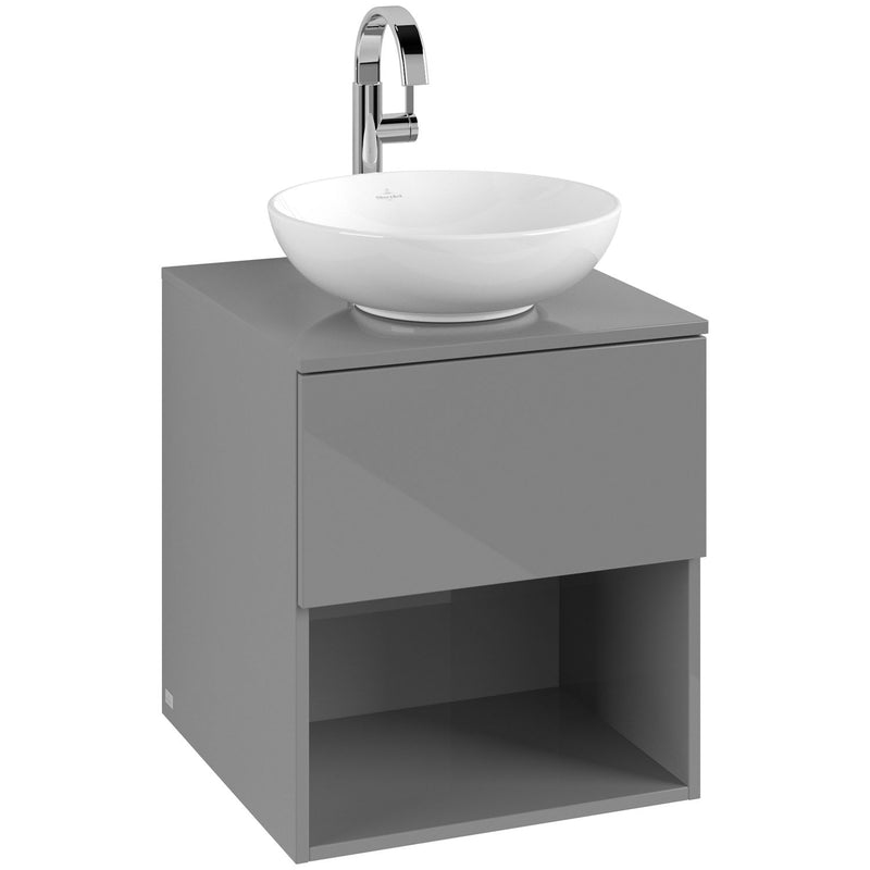 VILLEROY & BOCH - Konsolen-Unterschrank 500mm f AWT38 1 Ausz 1 Aussch mLB C520H1 VT Grey