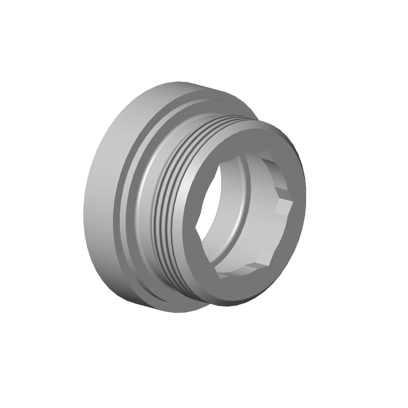 Dornbracht - Rastbuchsenaufnahme Ersatzteile 091212043 D. 19,5 x 9,5 mm platin