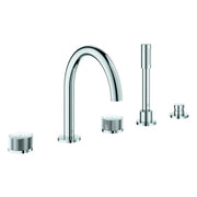 Grohe - 5-L-Wannenkombin. Atrio Private C. 25226 Knopfbetätigung chrom