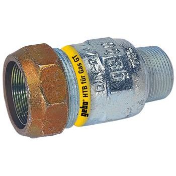 Gebo - Armaturen - HTB-Verschraubung 2 AG, DIN-DVGW nur für Gas, Typ: AT, GEBO # 11800006