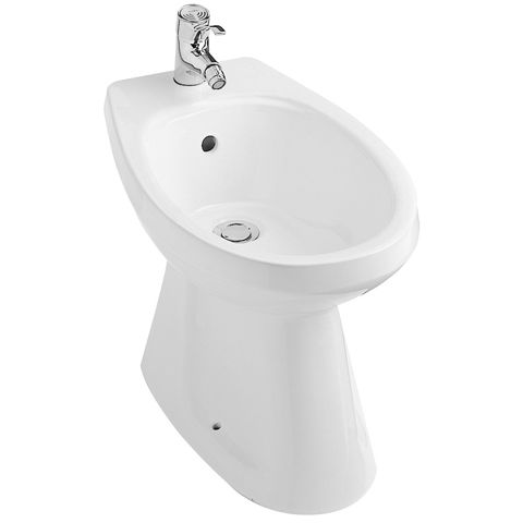 VILLEROY & BOCH - Bidet Saval 2.0 370x575mm mit Überlauf bodenstehend Weiß Alpin