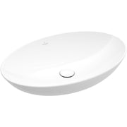 VILLEROY & BOCH - Aufsatzwaschbecken oval 620x420mm ohne Hahnloch/Überlauf weiß