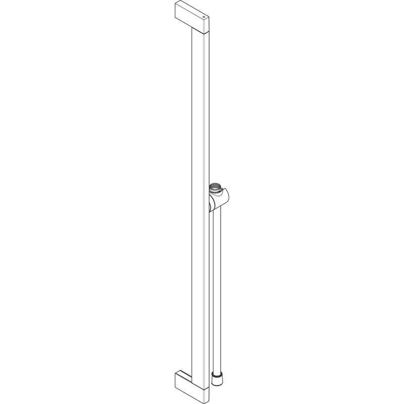 Hansgrohe - Brausestange Unica E Puro 900mm mit Easy Slide Brauseh. und Schl. 1600mm MSW