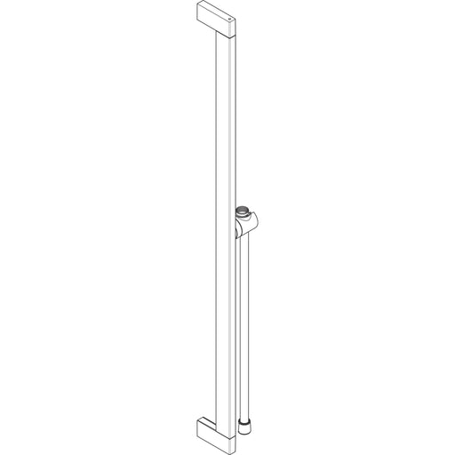 Hansgrohe - Brausestange Unica E Puro 900mm mit Easy Slide Brauseh. und Schl. 1600mm MSW