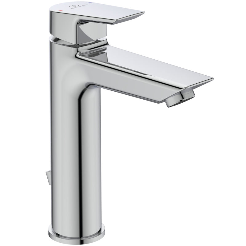 Ideal Standard - Waschtischarmatur TESI, Grande, 5 l/min., m.Ablgarn., Ausld.123mm, Chrom