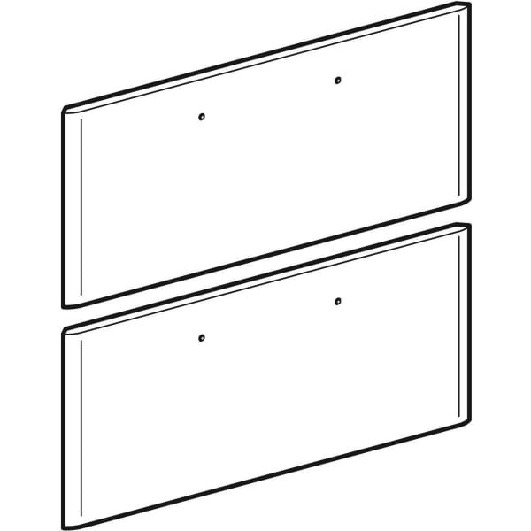 Geberit Vertriebs - Schubladenfront grau zu it! WTU 819101